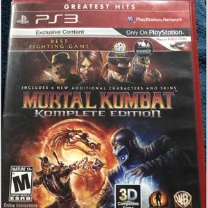 Mortal Kombat Komplete Edition Ps3